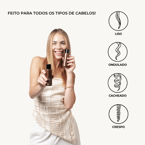 Kit Alinhamento Matizado Apple Stem Cell 120ml + Máscara de Hidratação Vitality 250g - Pro Hairmony