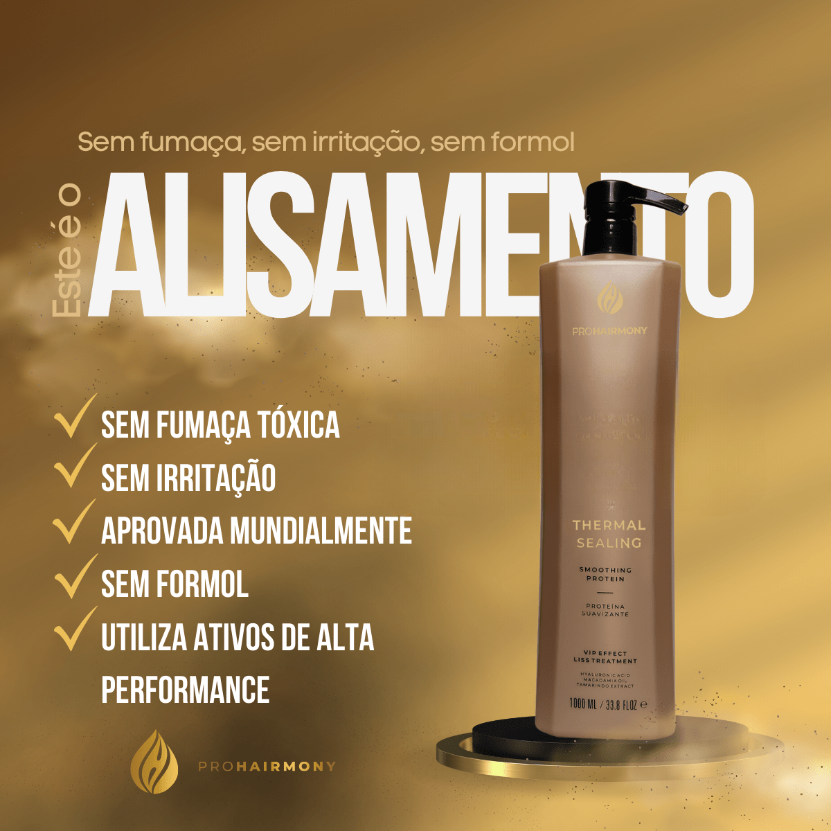 Kit Alinhamento Thermal Sealing 120ml - Pro Hairmony