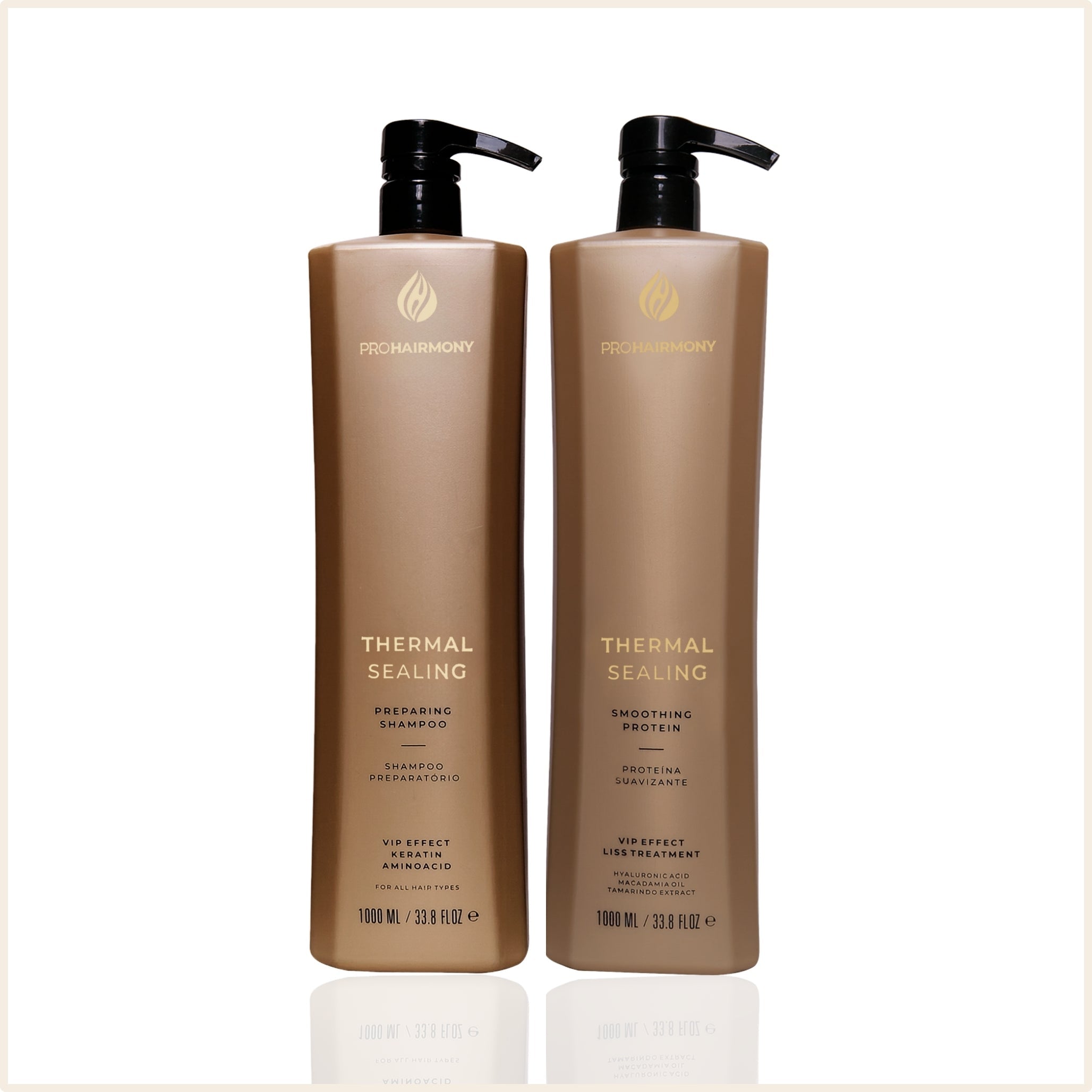 Kit Alinhamento Sem Formol Thermal Sealing 1L - Pro Hairmony