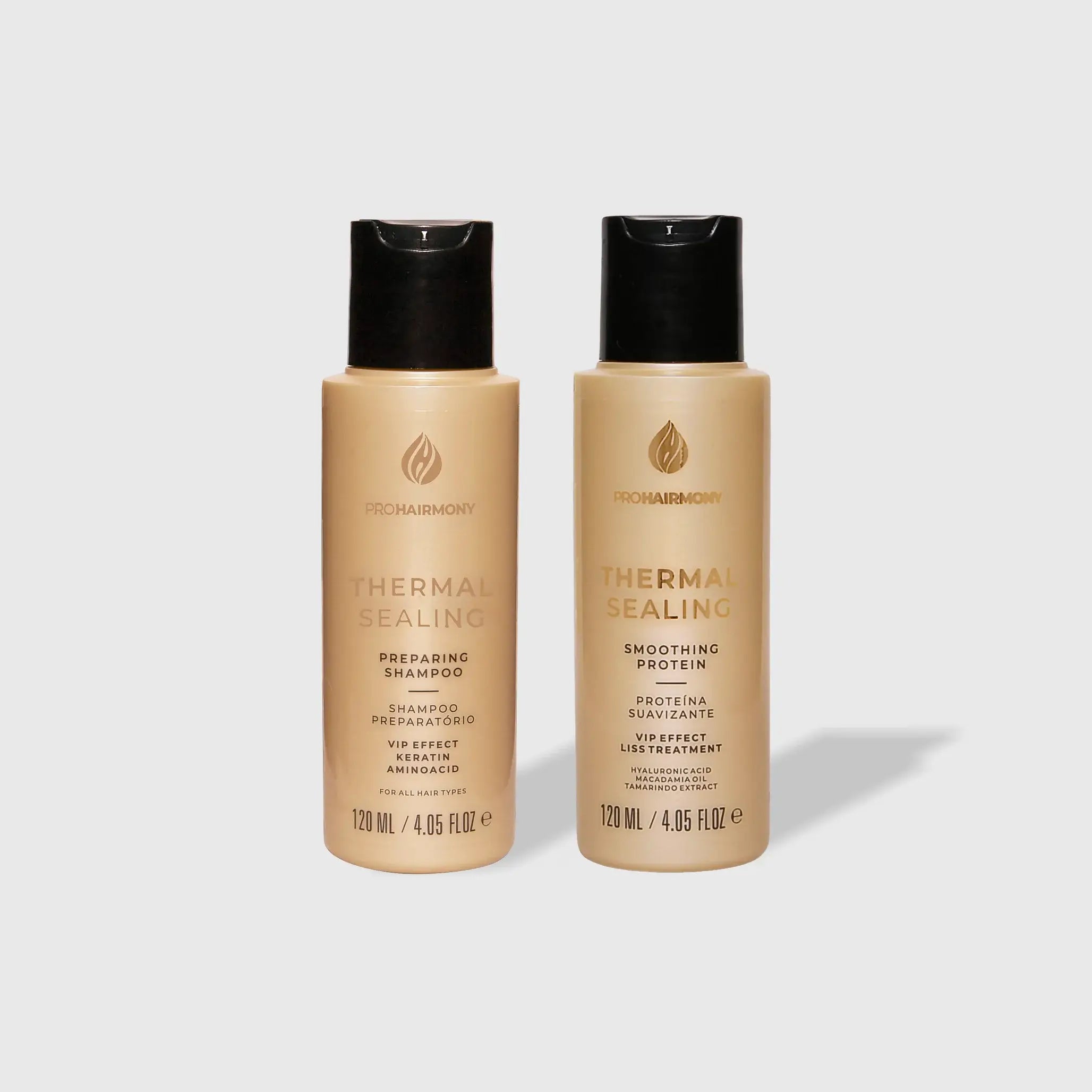 Kit Alinhamento Sem Formol Thermal Sealing 120ml - Pro Hairmony