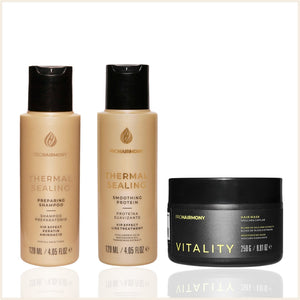 Kit Alisamento Thermal Sealing 120mL + Máscara de Hidratação Vitality 250g | Sem Formol - Pro Hairmony